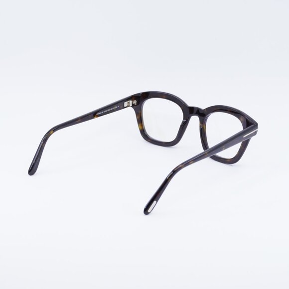 Tom Ford FT5961-B 052 Eyeglasses Havana 49mm Square Frame, Blue Light Block - Picture 6 of 10